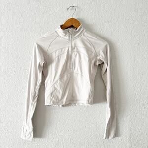 Quarter Zip Up Workout Jacket